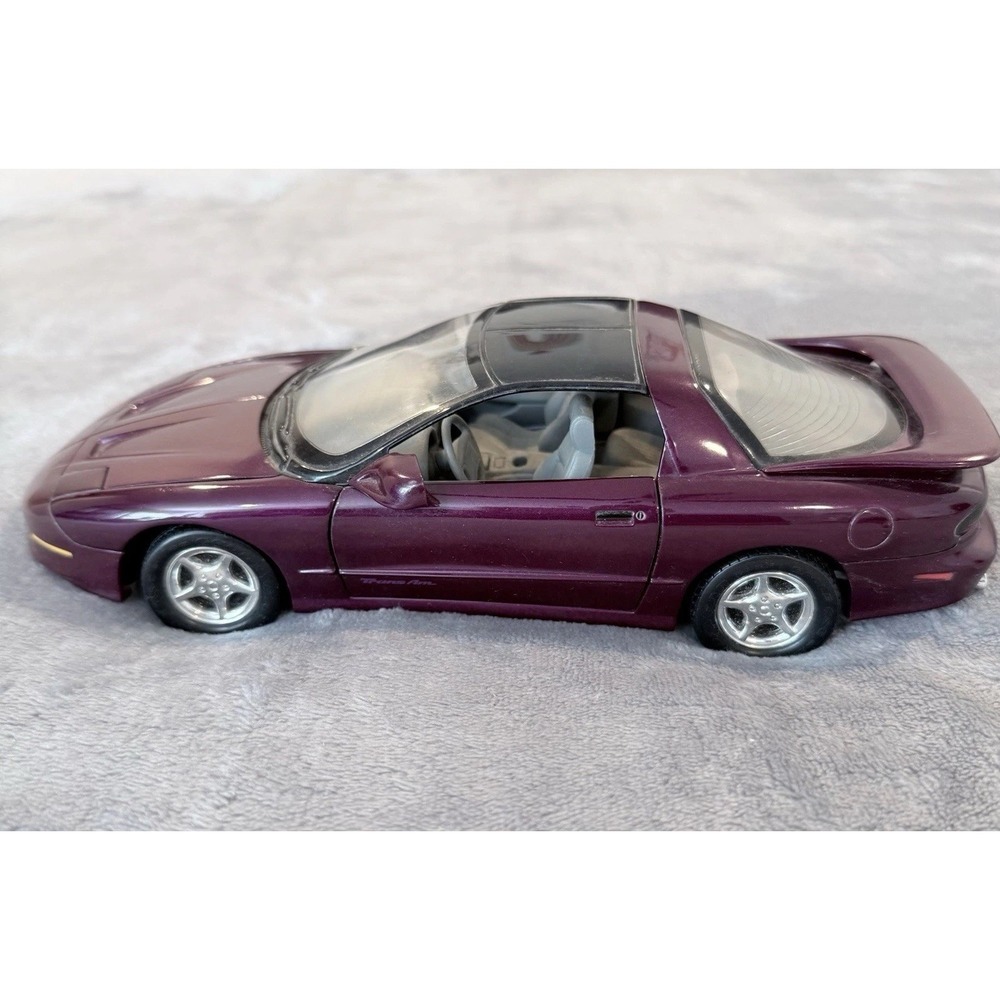 ERTL American Muscle 1996 Pontiac Firebird Trans Am Purple 1/18 Diecast T-Tops